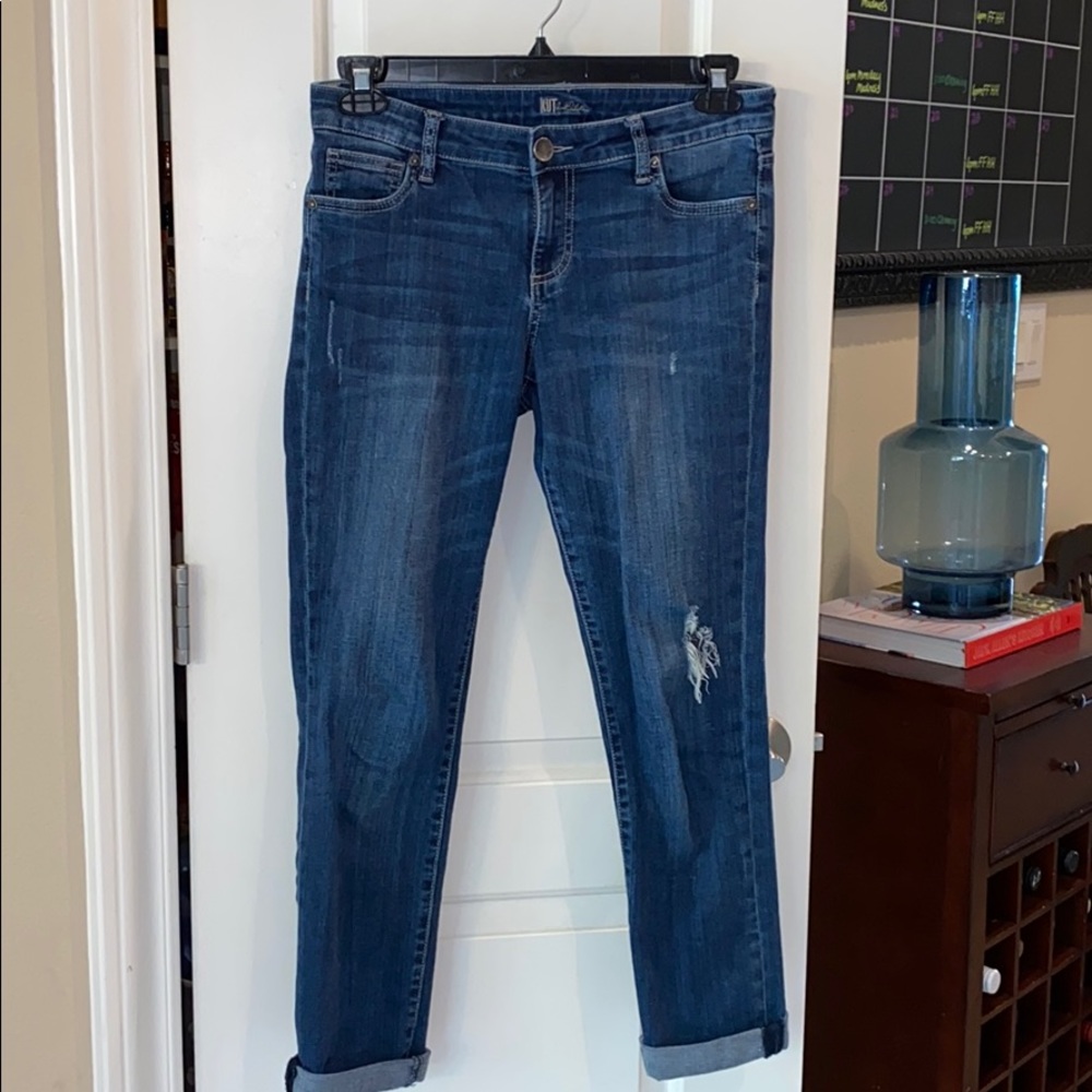 Kut from the Kloth distressed boyfriend jeans